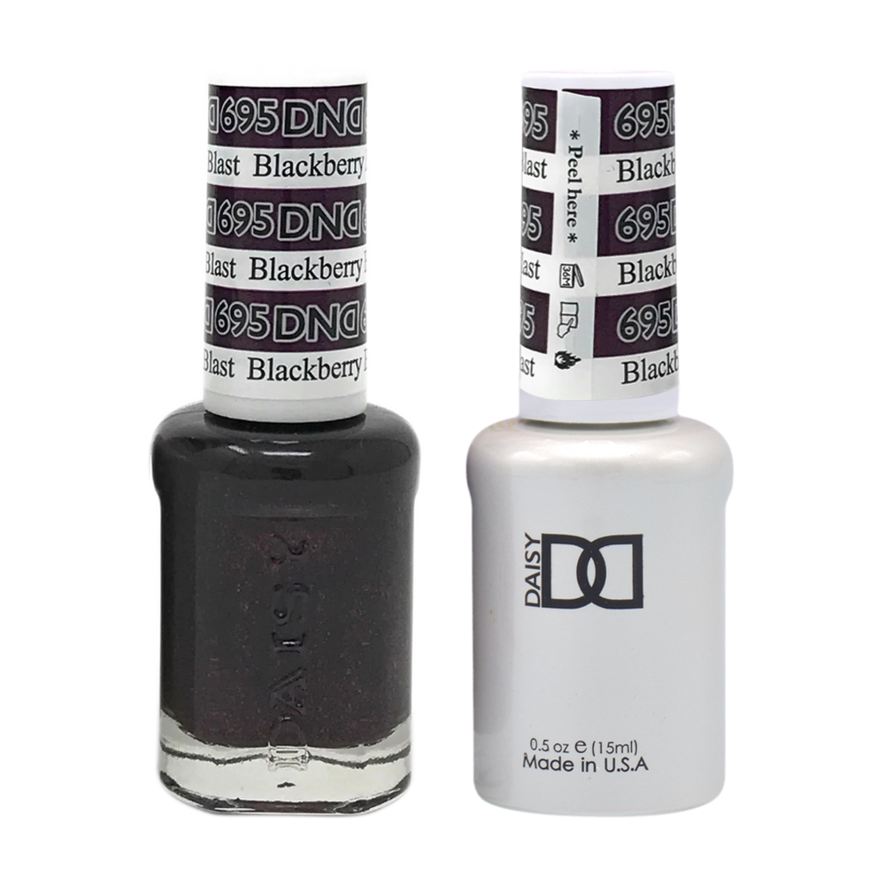 DND Nail Lacquer And Gel Polish, 695, Blackberry Blast, 0.5oz MY0924