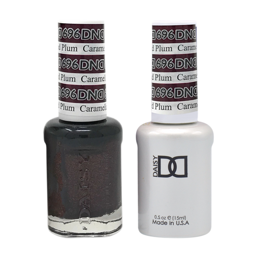 DND Nail Lacquer And Gel Polish, 696, Caramelized Plum, 0.5oz MY0924