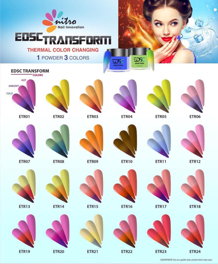 Nitro Color Pr64 Nitro Dipping Powder, Transform Collection, Full line of 24 colors (Fr ...