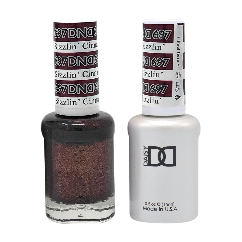 DND Nail Lacquer And Gel Polish, 697, Sizzlin' Cinnamon, 0.5oz MY0924