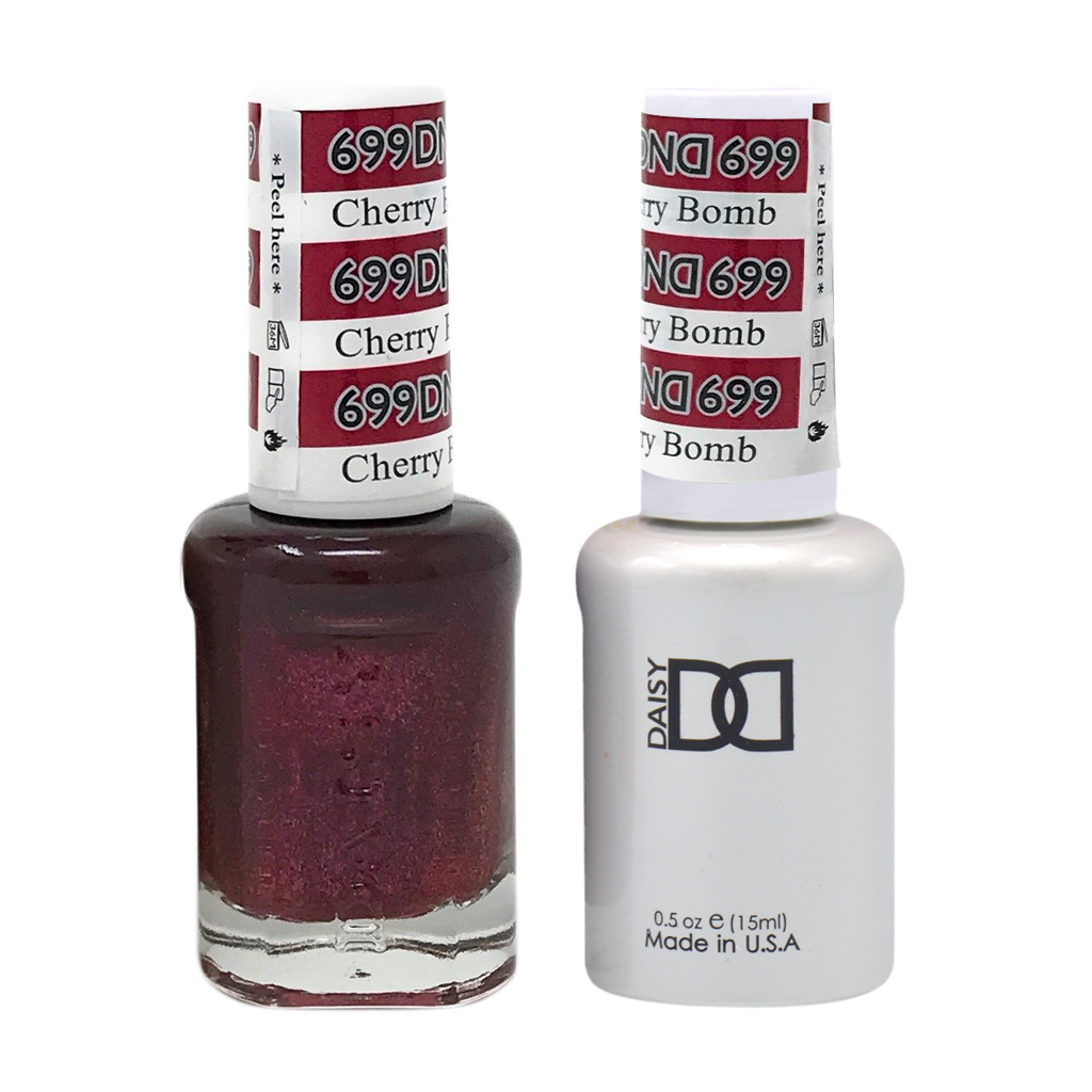 DND Nail Lacquer And Gel Polish, 699, Cherry Bomb, 0.5oz MY0924