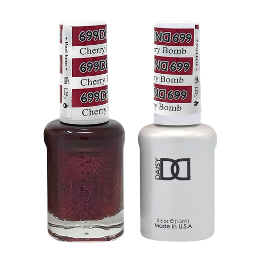 DND Nail Lacquer And Gel Polish, 699, Cherry Bomb, 0.5oz MY0924