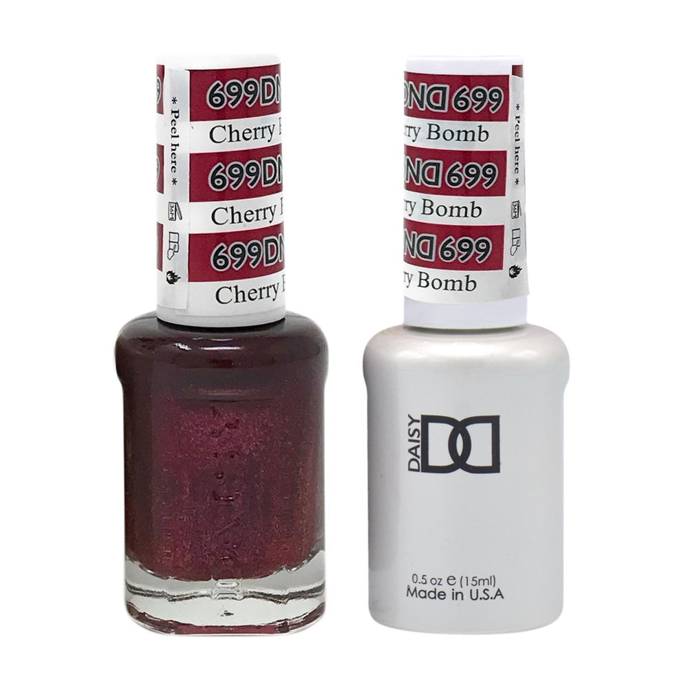 DND Nail Lacquer And Gel Polish, 699, Cherry Bomb, 0.5oz MY0924