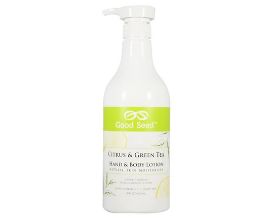 Good Seed Hand & Body Lotion, Citrus & Green Tea, 30oz (Packing: 12 pcs/case) OK0905LK