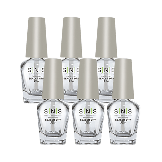 SNS Dipping Liquid, Gel Sealer Dry (Gray Cap), BOX, 6pcs/box, 0.5oz OK0410VD