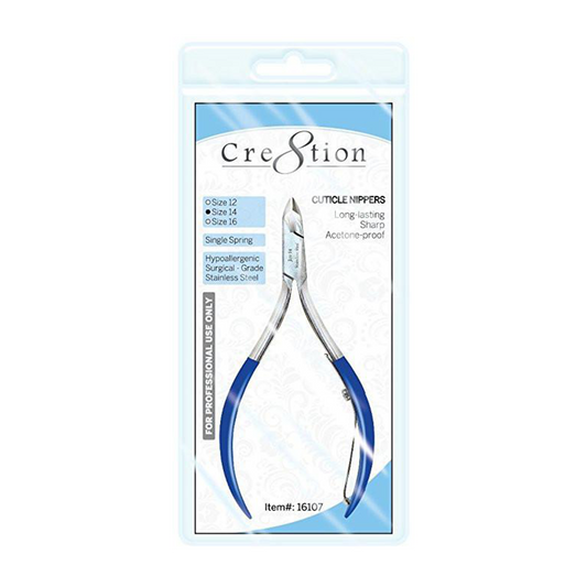 Cre8tion Cuticle Nippers Size 12, 1/4 Jaw, 16106