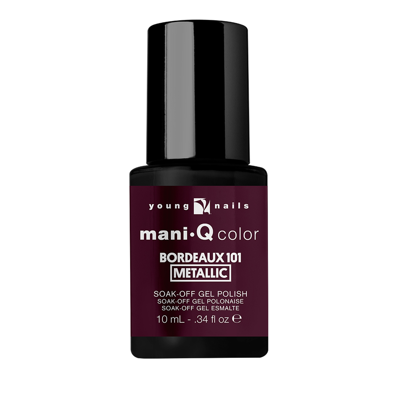 Young Nails Gel Polish, ManiQ Color Collection, MC30010, Bordeaux 101, 0.34oz OK0904LK