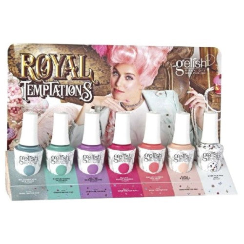 Gelish Gel Polish & Morgan Taylor Nail Lacquer, Royal Temptations Collection, 0.5oz, Full Line of 7 colors (from 1110293 to 1110299, Price: $12.95/pc)