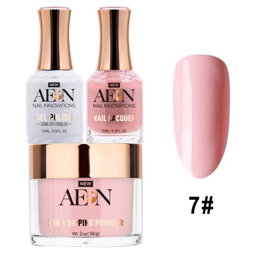 AEON 3in1 Dipping Powder + Gel Polish + Nail Lacquer, 007, Petal To The Meadow OK0327LK