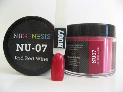 Nugenesis Dipping Powder, NU 007, Red Red Wine, 2oz MH1005