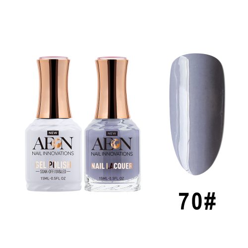 AEON Gel Polish + Nail Lacquer, 070, Concrete Jungles, 0.5oz OK0326LK