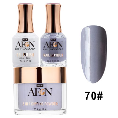 AEON 3in1 Dipping Powder + Gel Polish + Nail Lacquer, 070, Concrete Jungles OK0327LK