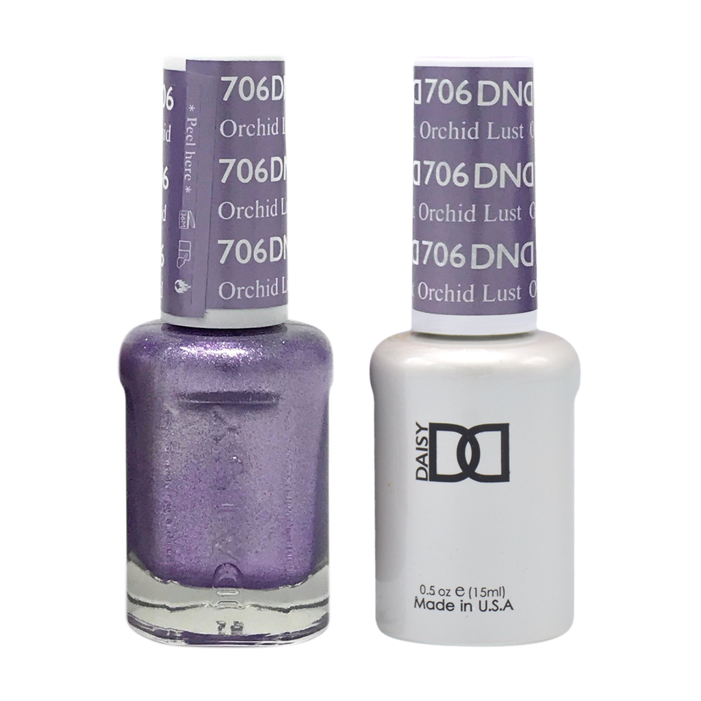 DND Nail Lacquer And Gel Polish, 706, Orchid Lust, 0.5oz MY0924