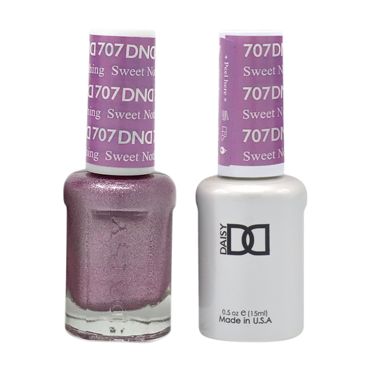 DND Nail Lacquer And Gel Polish, 707, Sweet Nothing, 0.5oz MY0924