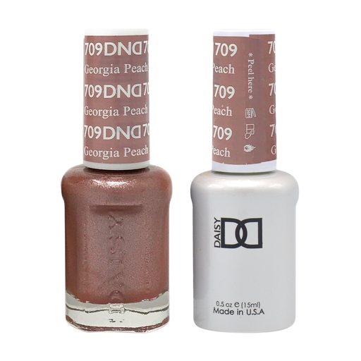DND Nail Lacquer And Gel Polish, 709, Georgia Peach, 0.5oz MY0924