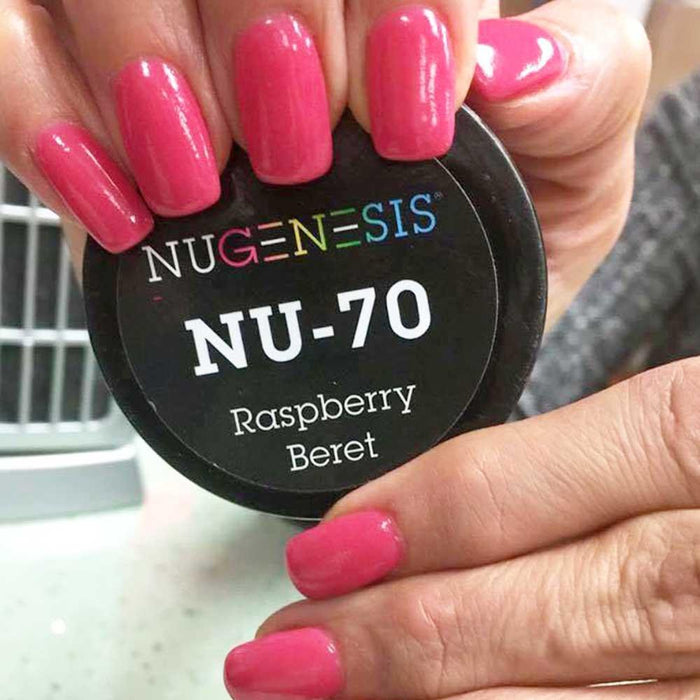 Nugenesis Dipping Powder, NU 070, Raspberry Beret, 2oz MH1005