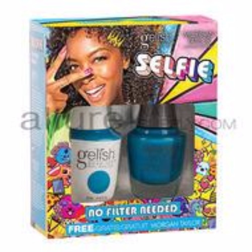 Gelish Gel Polish & Morgan Taylor Nail Lacquer, 1110259, Selfie Collection, Two of a Kind, No Filter Needed, 0.5oz BB KK