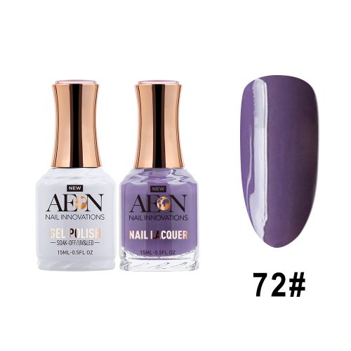 AEON  Gel Polish + Nail Lacquer, 072, Dark Vibes, 0.5oz OK0326LK