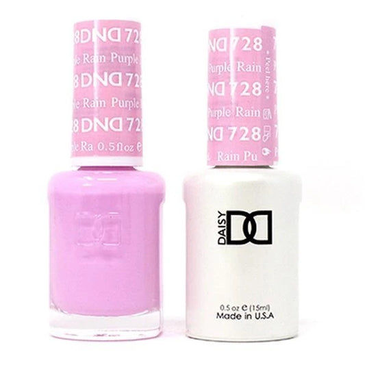 DND Nail Lacquer And Gel Polish, 728, Purple Rain 0.5oz MY0924