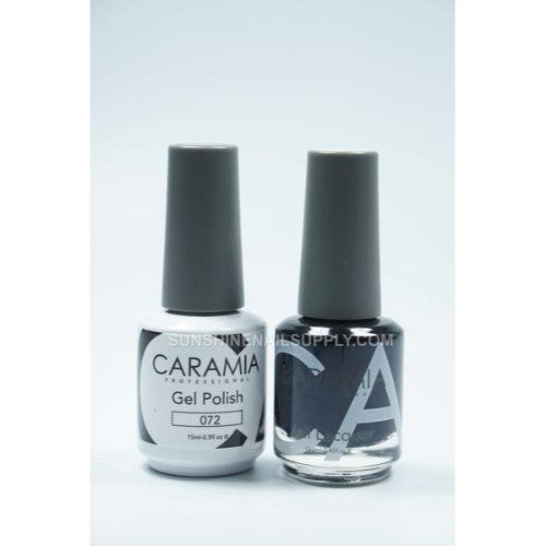 Caramia Nail Lacquer And Gel Polish, 072, Black KK0829