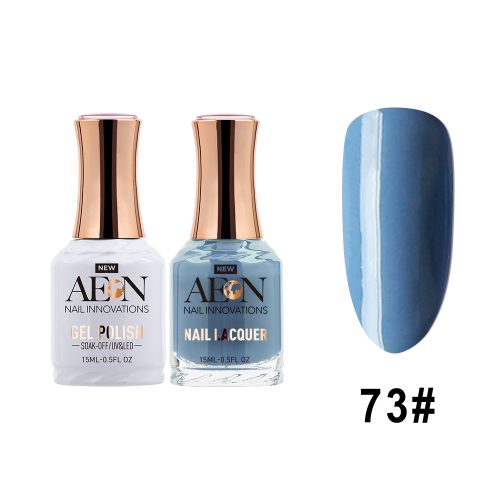 AEON Gel Polish + Nail Lacquer, 073, Clear Water, 0.5oz OK0326LK