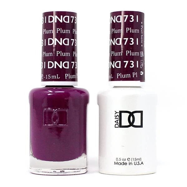 DND Nail Lacquer And Gel Polish, 731, Plum, 0.5oz MY0924