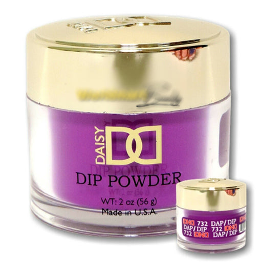 DND 2in1 Acrylic/Dipping Powder, 732, 2oz