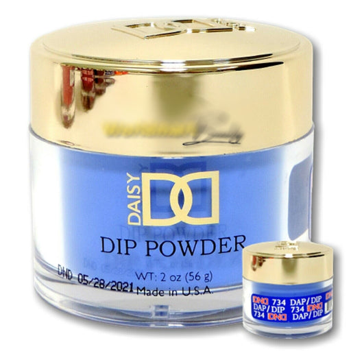 DND 2in1 Acrylic/Dipping Powder, 734, 2oz