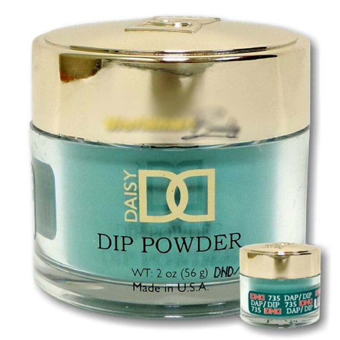 DND 2in1 Acrylic/Dipping Powder, 735, 2oz