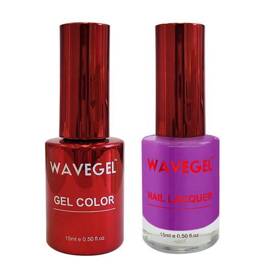 Wave Gel Nail Lacquer + Gel Polish, QUEEN Collection, 073, Something Grape, 0.5oz