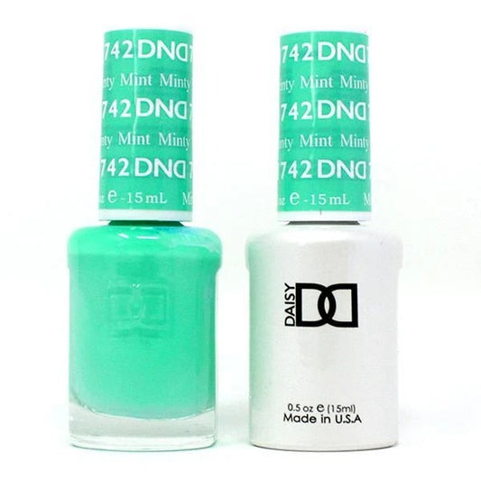 DND Nail Lacquer And Gel Polish, 742, Minty Mint, 0.5oz MY0924