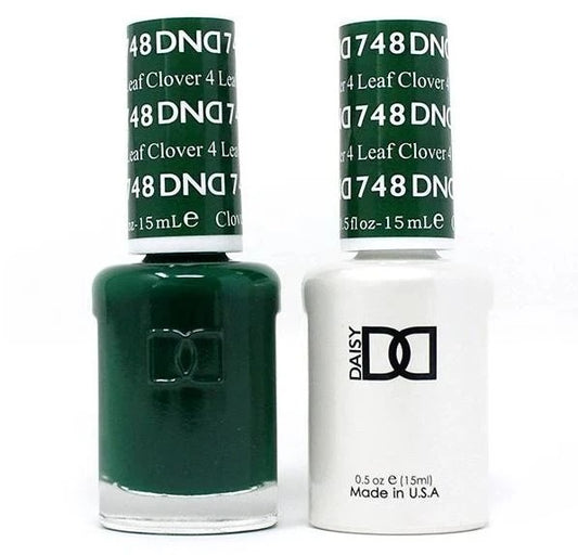 DND Nail Lacquer And Gel Polish, 748, 4 Leaf Clover, 0.5oz MY0924