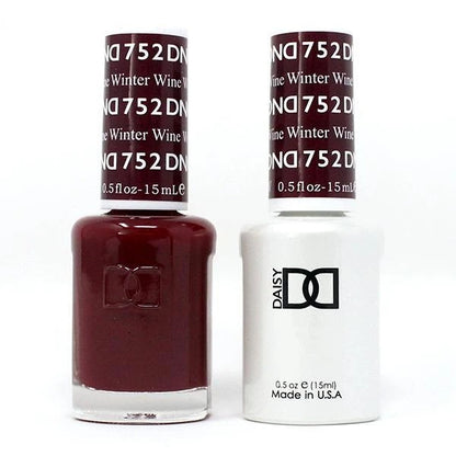 DND Nail Lacquer And Gel Polish, 752, Winter Wine, 0.5oz MY0924