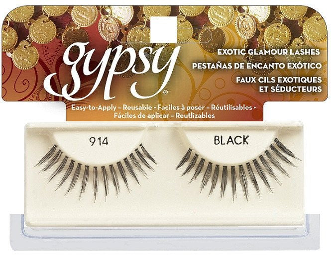 Gypsy Eyelashes, Black, 914, 75206 KK
