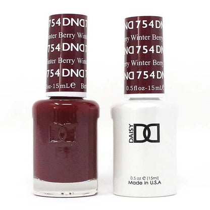 DND Nail Lacquer And Gel Polish, 754, Winter Berry, 0.5oz MY0924