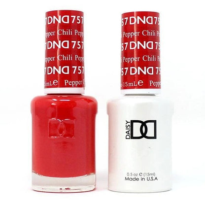 DND Nail Lacquer And Gel Polish, 757, Chili Pepper, 0.5oz MY0924