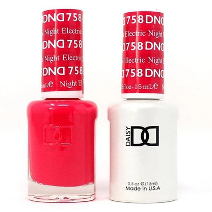 DND Nail Lacquer And Gel Polish, 758, Electric Night, 0.5oz MY0924