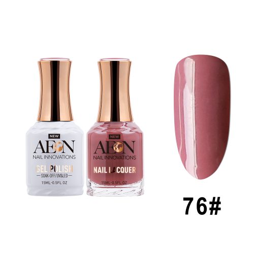 AEON Gel Polish + Nail Lacquer, 076, Night Stand, 0.5oz OK0326LK