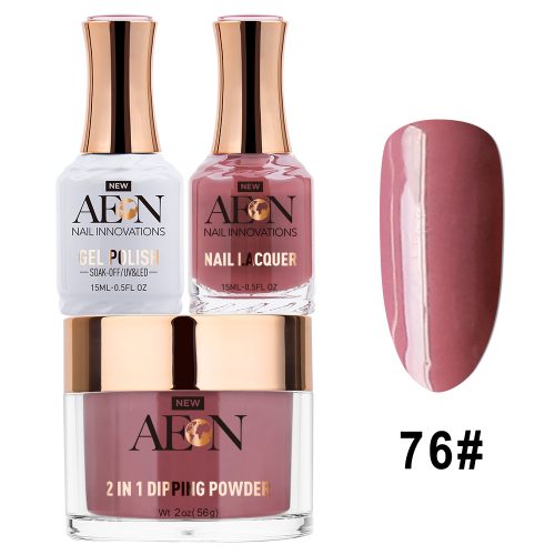 AEON 3in1 Dipping Powder + Gel Polish + Nail Lacquer, 076, Night Stand OK0327LK