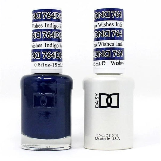 DND Nail Lacquer And Gel Polish, 764, Indigo Wishes, 0.5oz MY0924