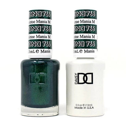 DND Nail Lacquer And Gel Polish, 766, Mistletoe Mania, 0.5oz MY0924