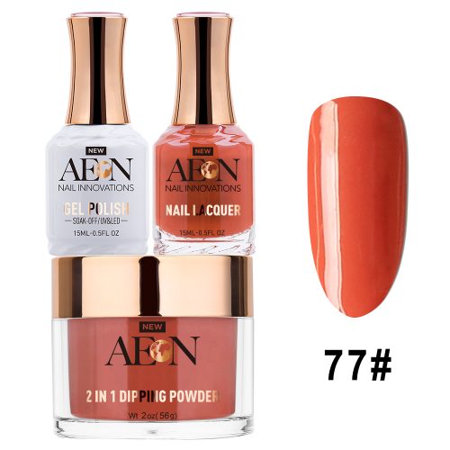 AEON 3in1 Dipping Powder + Gel Polish + Nail Lacquer, 077, Big Apple NY2 OK0327LK