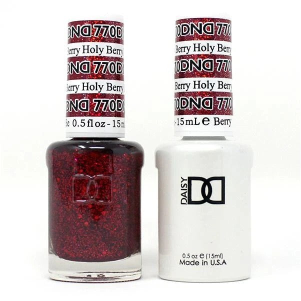 DND Nail Lacquer And Gel Polish, 770, Holy Berry, 0.5oz MY0924