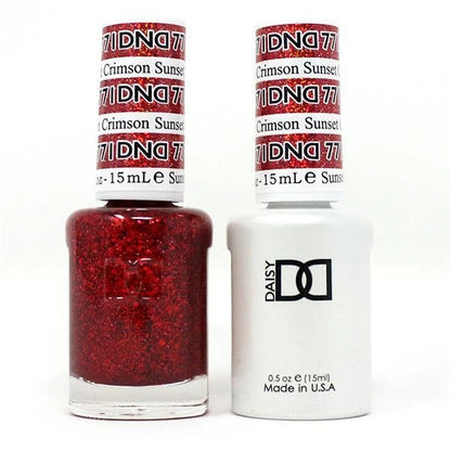 DND Nail Lacquer And Gel Polish, 771, Crimson Sunset, 0.5oz MY0924