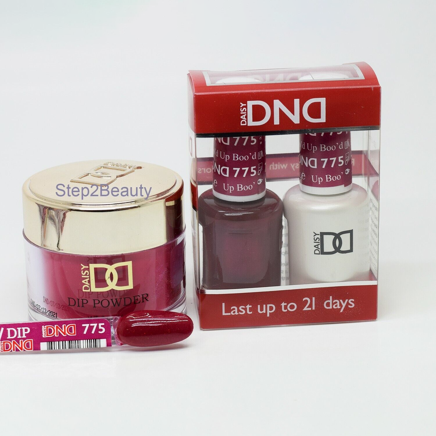 DND 3in1 Acrylic/Dipping Powder + Gel Polish + Nail Lacquer, 775, Boo'd Up