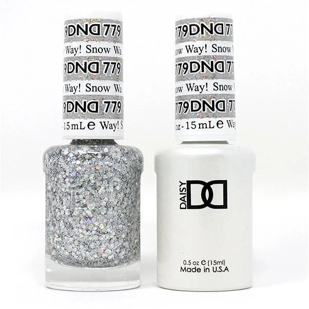 DND Nail Lacquer And Gel Polish, 779, Snow Way!, 0.5oz MY0924