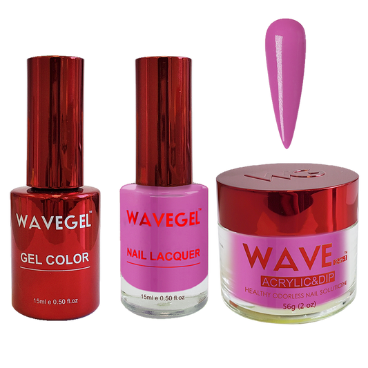 Wave Gel 4in1 Dipping Powder + Gel Polish + Nail Lacquer, QUEEN Collection, 077, Mi Amor