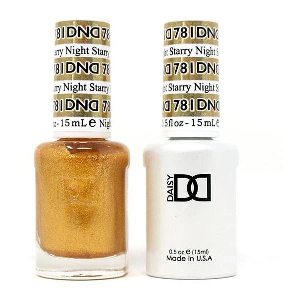 DND Nail Lacquer And Gel Polish, 781, Starry Night, 0.5oz MY0924