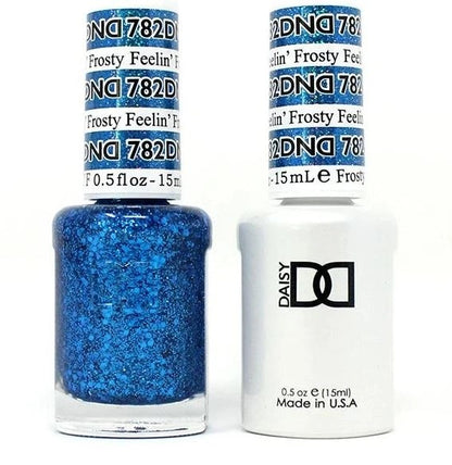 DND Nail Lacquer And Gel Polish, 782, Feelin's Frosty, 0.5oz MY0924