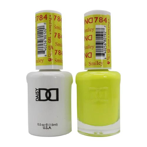 DND Nail Lacquer And Gel Polish, 784, Smiley, 0.5oz